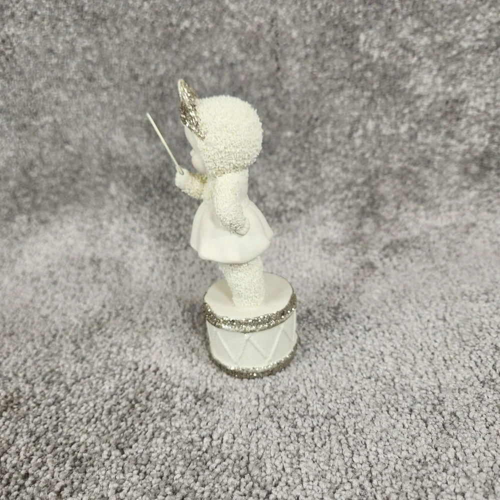 Department 56 Snowbabies Figurines White Glitter Lot‎ of 3
